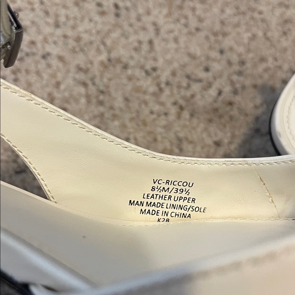 Vince Camuto White Slingback Heels - Picture 5 of 6